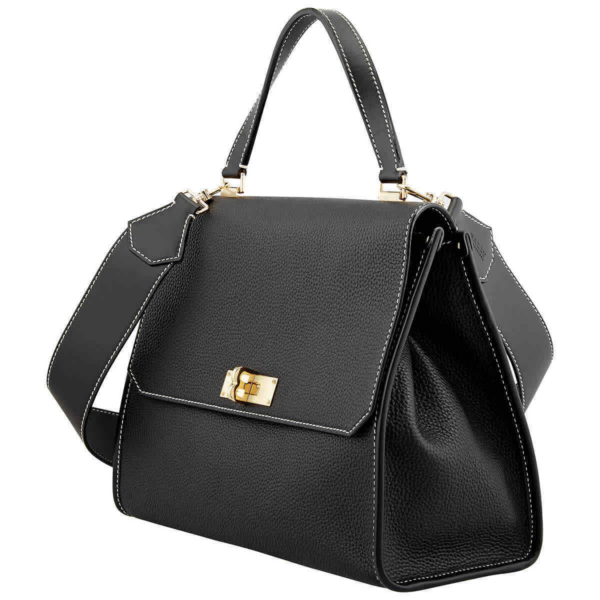 Túi Bally Breeze Leather 'Black' 6224488 - Ảnh 5