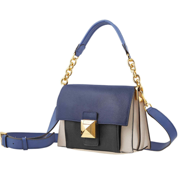 Túi Furla Diva Tricolor Leather Shoulder Bag 'Blue' BWN8-1021524 - Ảnh 3