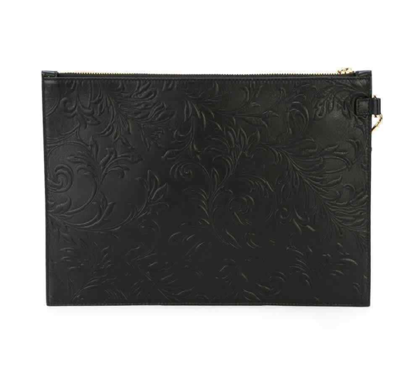 Ví Versace Embossed Barocco Zip 'Black' DP85102-DPBA1-D41OH - Ảnh 2