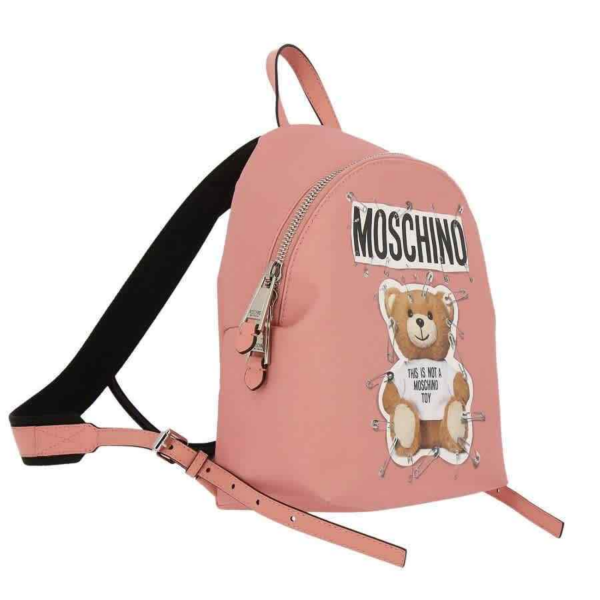 Balo Moschino Teddy Print Faux 'Pink' A763382101147 - Ảnh 2