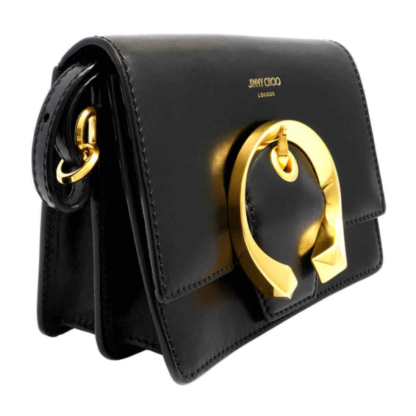 Túi Jimmy Choo Madeline Small Bag 'Black' 194-MDLN-SHLDR-TRM - Ảnh 3