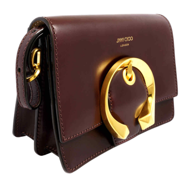 Túi Jimmy Choo Ladies Madeline 'Brown' 192-MDLN-SHLDR-TRM - Ảnh 4