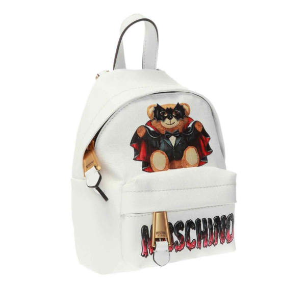 Balo Moschino Couture Bat Teddy Bear 'White' A-7637-8210-1001 - Ảnh 2