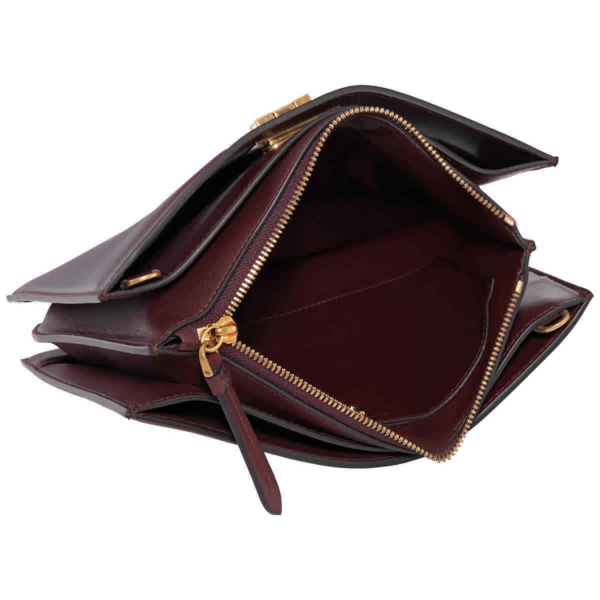 Túi Salvatore Ferragamo Purple Leather 'Brown' 21I013-724605 - Ảnh 2