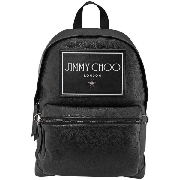 Túi Jimmy Choo Wilmer Logo Leather 'Black' 194-WILMER-GNL
