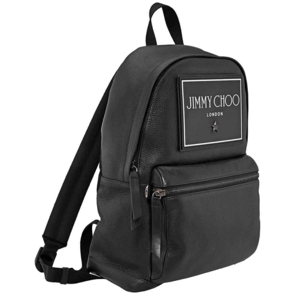 Túi Jimmy Choo Wilmer Logo Leather 'Black' 194-WILMER-GNL - Ảnh 6