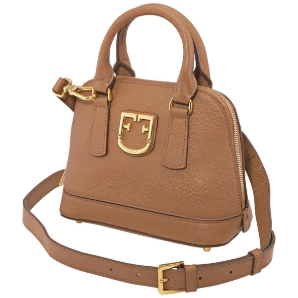 Túi Furla Mini Fantastica Dome 'Caramello' BWP6-1023650 - Ảnh 4