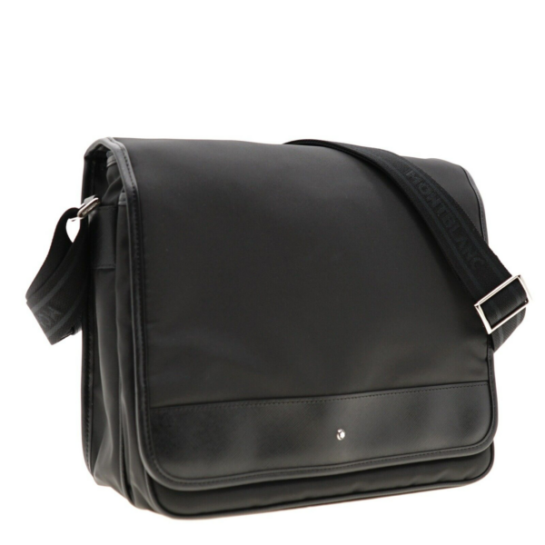 Túi Montblanc Sartorial Jet Messenger 'Black' 116794 - Ảnh 6