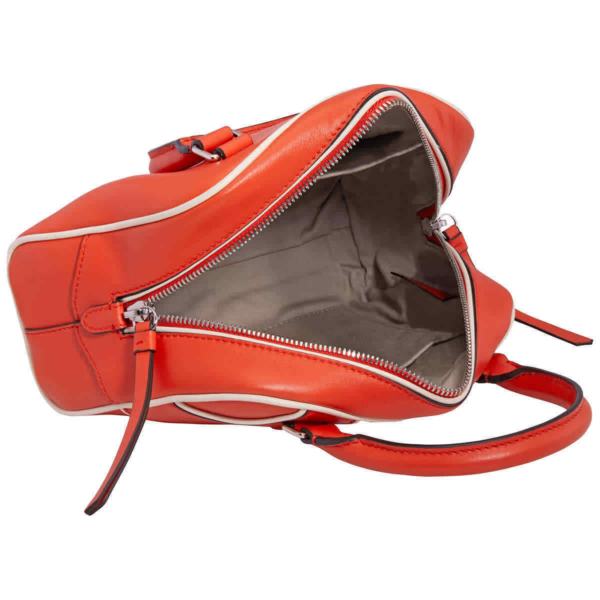 Túi Bally Darlene Leather Bowling Bag 'Red' 6224802 - Ảnh 3