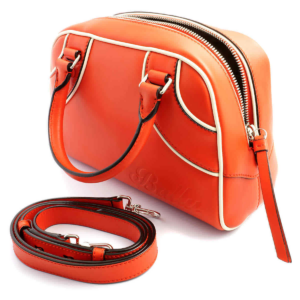 Alternative view of Túi Bally Darlene Leather Bowling Bag 'Red' 6224802