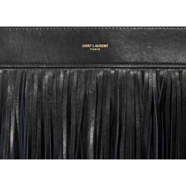 Túi Saint Laurent Grace Ladies Tassel 'Black' 633752-1ELGW-1000 - Ảnh 4