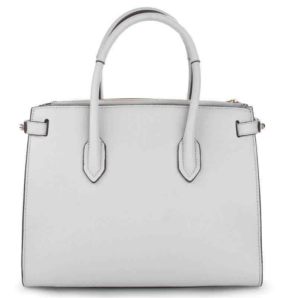 Alternative view of Túi Furla Pin S Leather Satchel Bag 'Silver' 924572