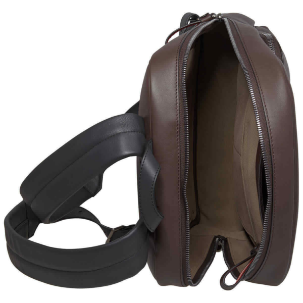 Balo Bally Beris Leather Backpack 'Coffee' 6218241 - Ảnh 4