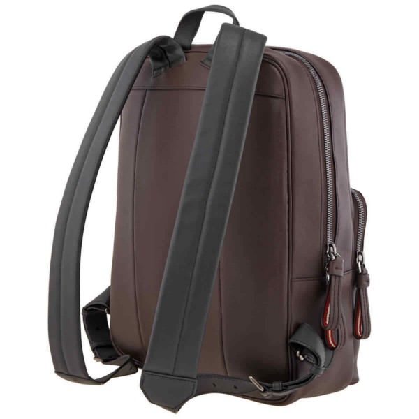 Balo Bally Beris Leather Backpack 'Coffee' 6218241 - Ảnh 2