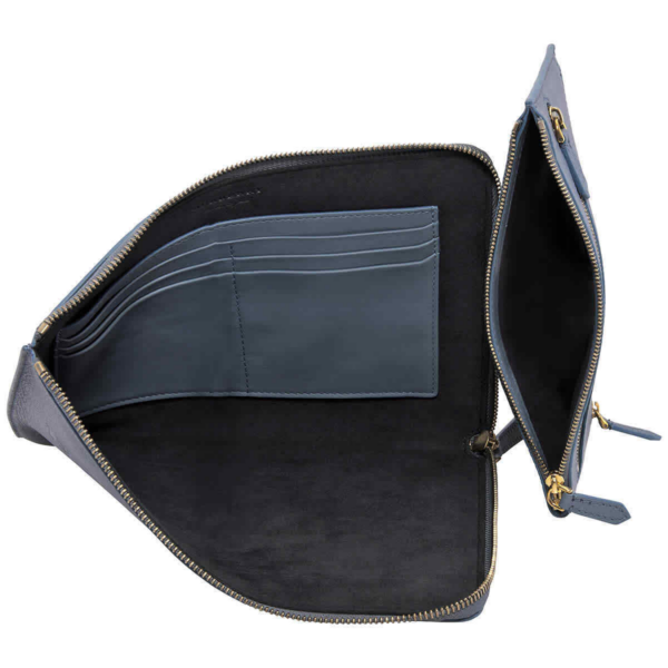 Ví Burberry Northwich Embossed 'Blue' 4064025 - Ảnh 3