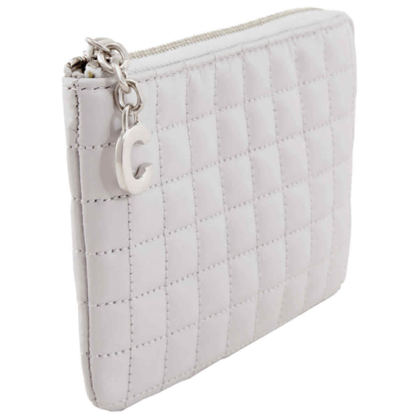 Ví Celine Quilted Calfskin 'Light Grey' 10B823BFL-08GC - Ảnh 6