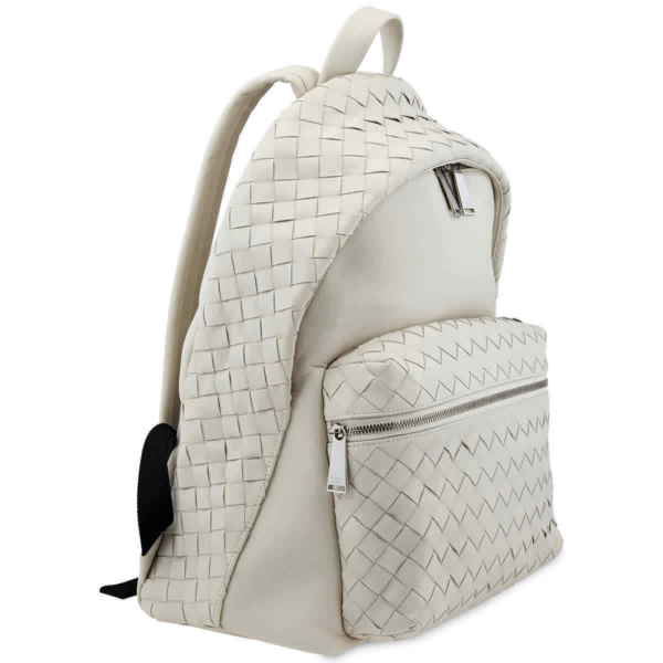 Balo Bottega Veneta Intrecciato Weave 'White' 599634-VCPQ2-9608 - Ảnh 6