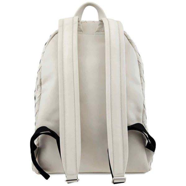 Balo Bottega Veneta Intrecciato Weave 'White' 599634-VCPQ2-9608 - Ảnh 3
