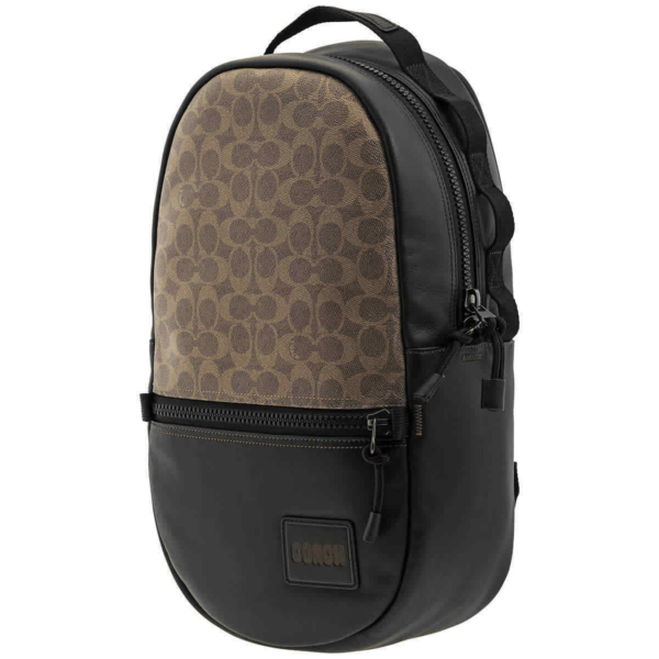 Balo Coach Signature Canvas With Patch Pacer 'Black Copper' 87988-JIKHA - Ảnh 5