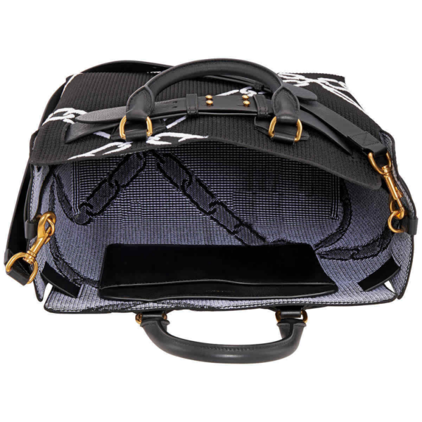 Túi Burberry Medium Knitted Link Belt Bag 'Black' 8006497 - Ảnh 4