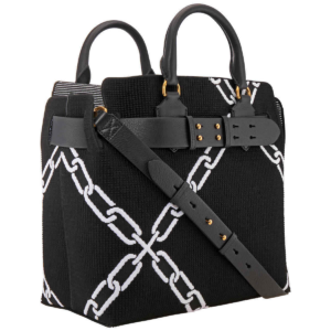 Alternative view of Túi Burberry Medium Knitted Link Belt Bag 'Black' 8006497