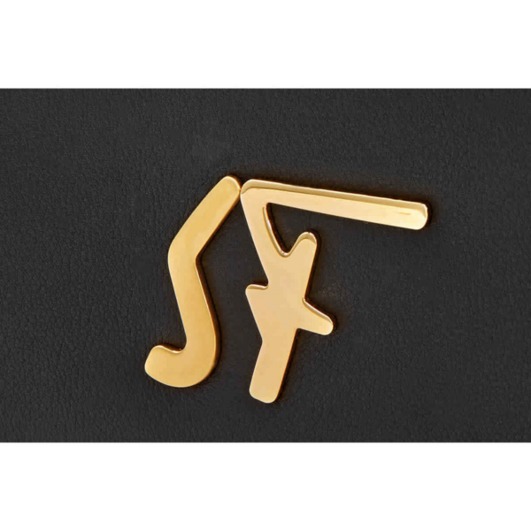Túi Salvatore Ferragamo Signature Logo Holder 'Black' 24A430-728057 - Ảnh 4