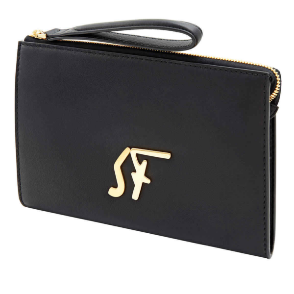 Túi Salvatore Ferragamo Signature Logo Holder 'Black' 24A430-728057 - Ảnh 2