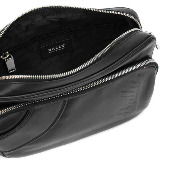 Túi Bally Spire Shoulder Bag 'Black' 6228755 - Ảnh 3