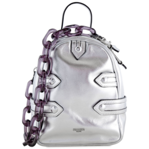 Balo Moschino Ladies Backpack 'Silver' 76358011610