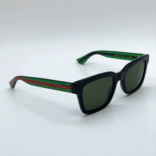 Kính Gucci Square Men's Sunglasses 'Green' GG0001SN-002-52 - Ảnh 4