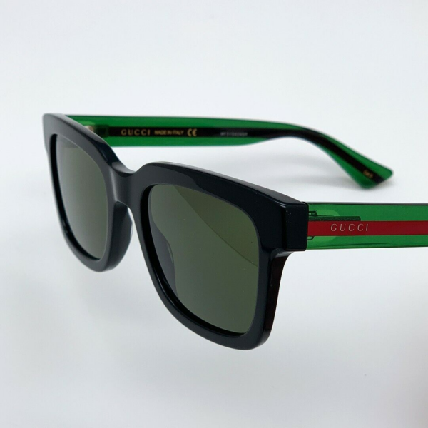 Kính Gucci Square Men's Sunglasses 'Green' GG0001SN-002-52 - Ảnh 3