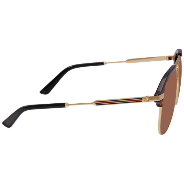 Kính Gucci Pilot Sunglasses 'Brown' GG0288SA-002-60 - Ảnh 3