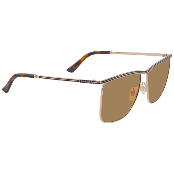 Kính Gucci Square Sunglasses 'Brown' GG0821S-003-62 - Ảnh 2