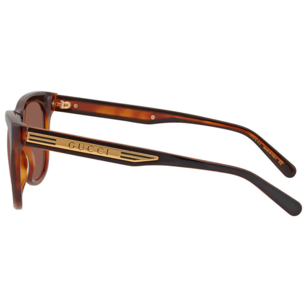 Kính Gucci Rectangular Sunglasses 'Dark Orange' GG0980S-002-55 - Ảnh 3
