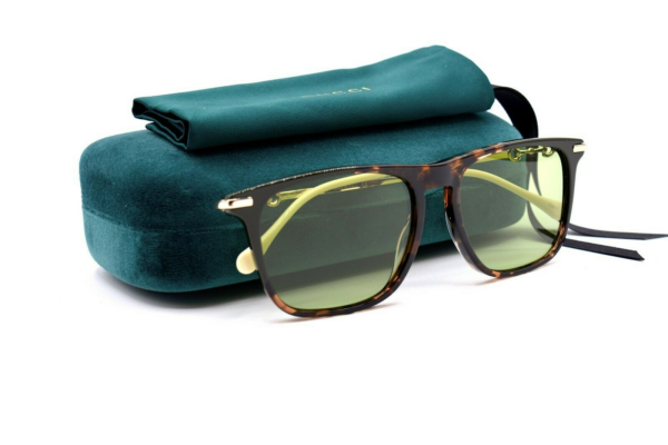 Kính Gucci Rectangular Sunglasses 'Green' GG0915S-003-55 - Ảnh 2