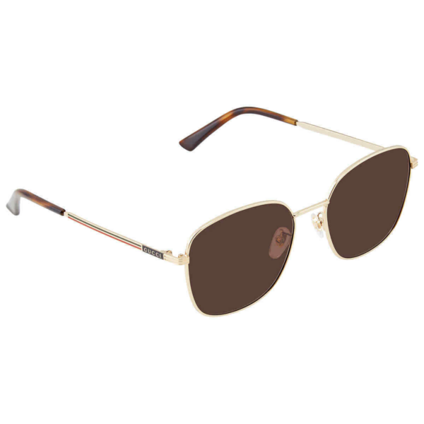 Kính Gucci Rectangular Sunglasses 'Brown' GG0837SK-002-57 - Ảnh 2