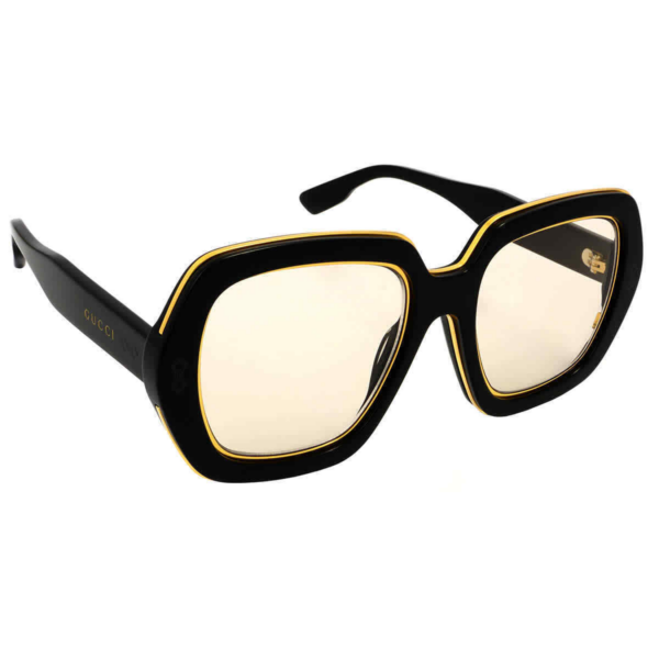 Kính Gucci Square Unisex Sunglasses 'Yellow' GG1064S-001-54 - Ảnh 3