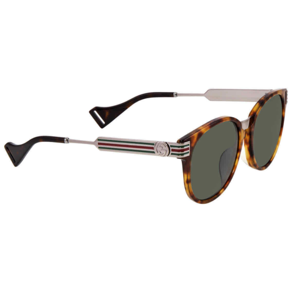 Kính Gucci Round Unisex Sunglasses 'Green' GG0586S-002-50 - Ảnh 2