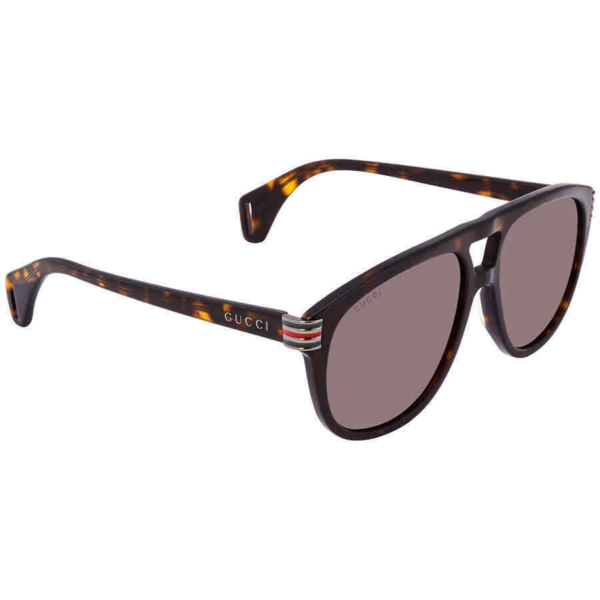 Kính Gucci Brown Pilot 'Havana' GG0525S-003-60 - Ảnh 2