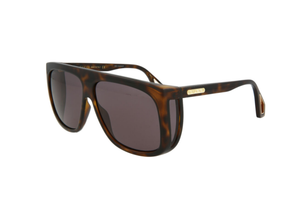 Kính Gucci Grey Rectangular 'Dark Havana' GG0467S-003-62 - Ảnh 2