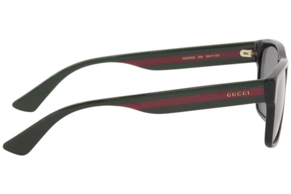 Kính Gucci Grey Square 'Black' GG0340S-006-58 - Ảnh 3