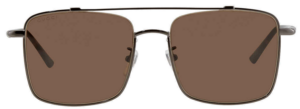 Kính Gucci Brown Rectangular 'Ruthenium' GG0610SK-002-56