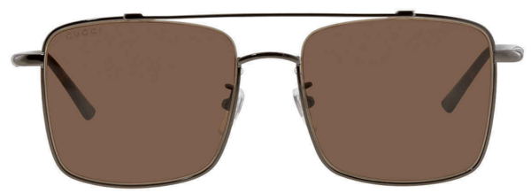 Kính Gucci Brown Rectangular 'Ruthenium' GG0610SK-002-56