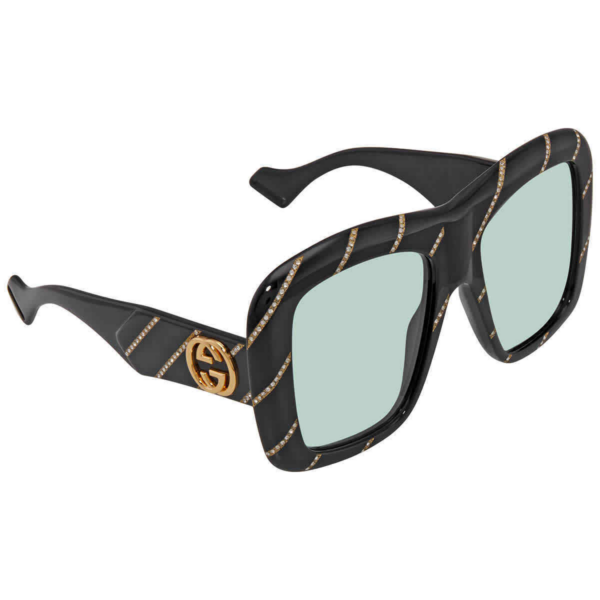 Kính Gucci Green Square 'Black' GG0498S-006-54 - Ảnh 2