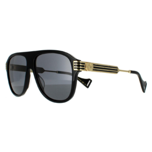 Alternative view of Kính Gucci Grey Aviator 'Black' GG0587S-001-57
