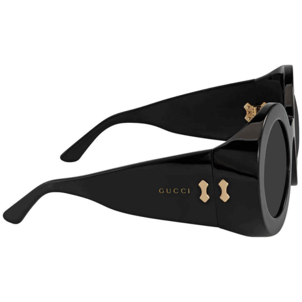 Kính Gucci Grey Round 'Black' GG0779S-002-55 - Ảnh 3