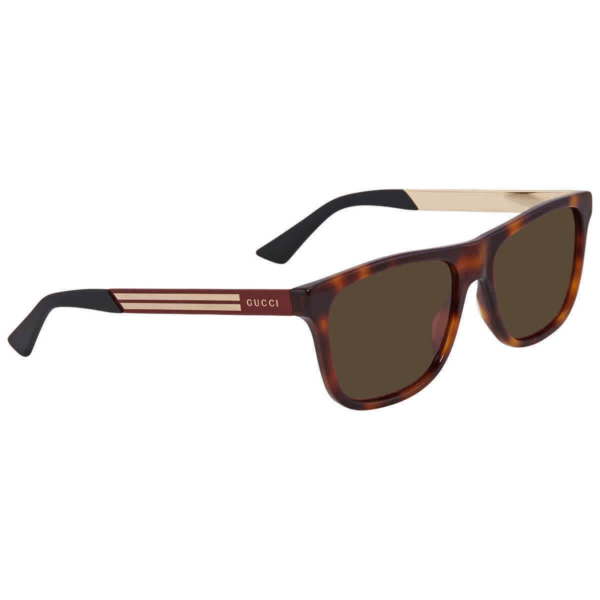 Kính Gucci Brown Rectangular 'Havana' GG0687S-004-57 - Ảnh 2