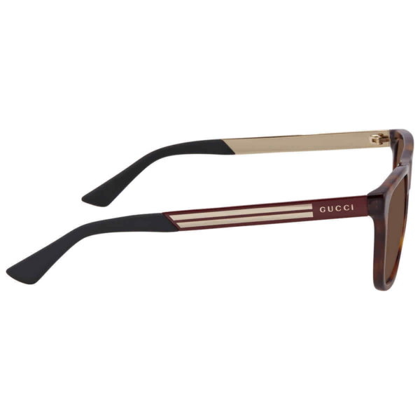 Kính Gucci Brown Rectangular 'Havana' GG0687S-004-57 - Ảnh 3