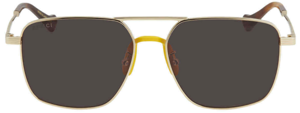 Kính Gucci Brown Square 'Gold' GG0743S-002-57