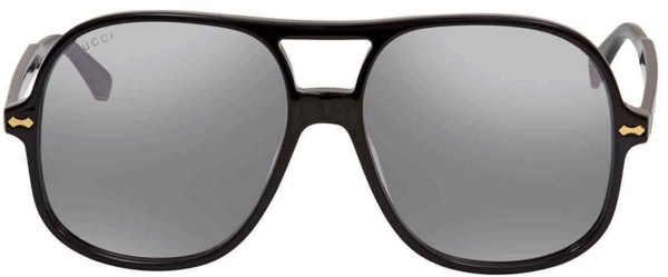 Kính Gucci Silver Aviator 'Black' GG0706S-001-58